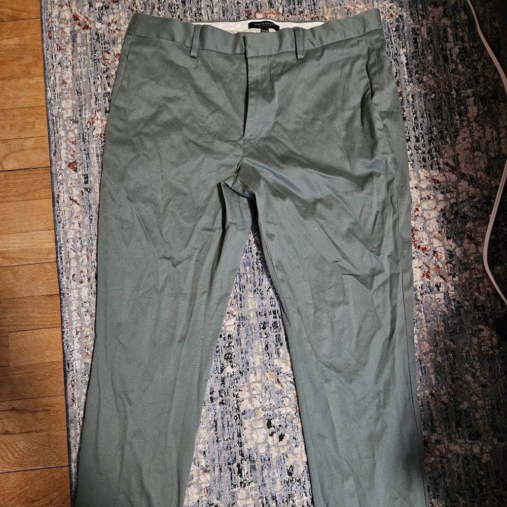 Banana Republic Fulton Men's Sage Green Chinos